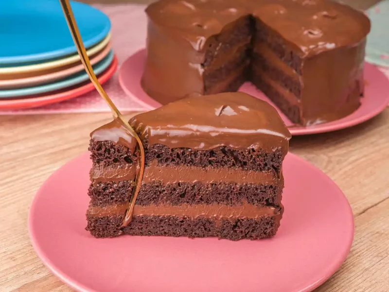 Bolo de Chocolate, Já foi todo! =D A receita é uma delícia …